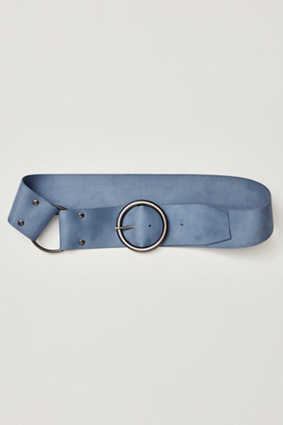 Anna Sui Suede Ring Belt at Free People in Blue