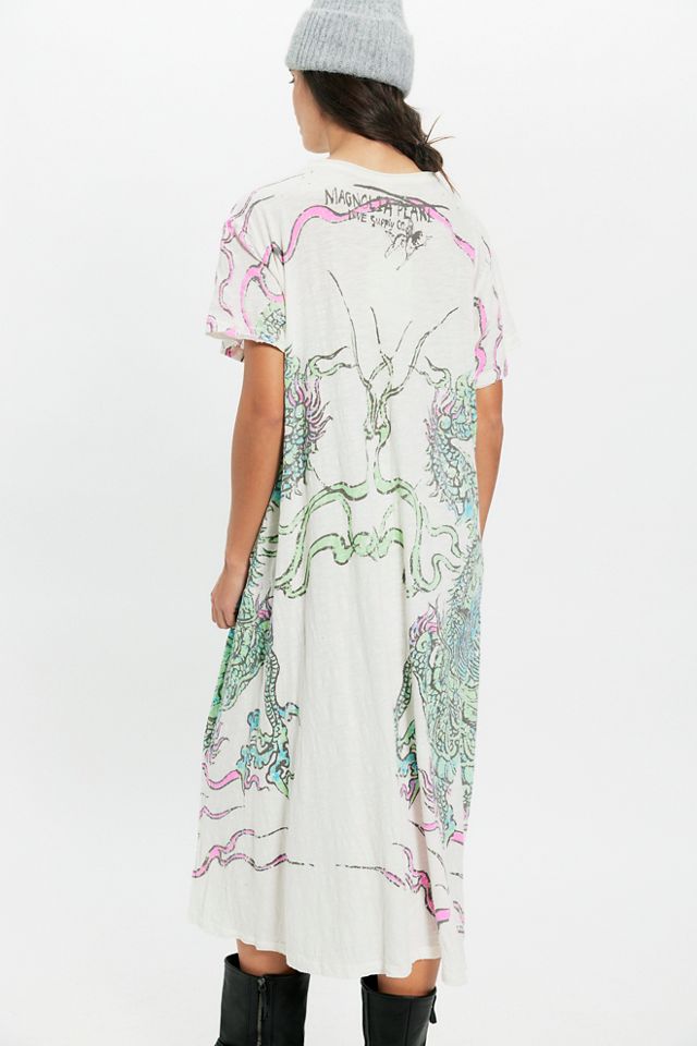 Magnolia Pearl Spirit Dragon T-Shirt Midi Dress #1