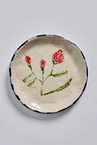 Striped Tulip Plate