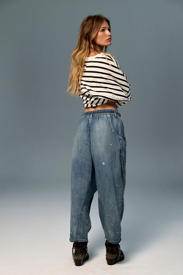 We The Free Fall For You Linen Harem Jeans #1