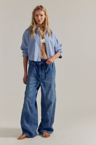 On The Dock Fisherman Pull-On Jeans