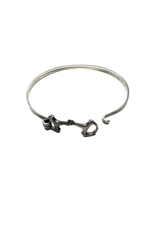 Vintage Sterling Designer Horse Bit Bracelet Selected by Lux Revival