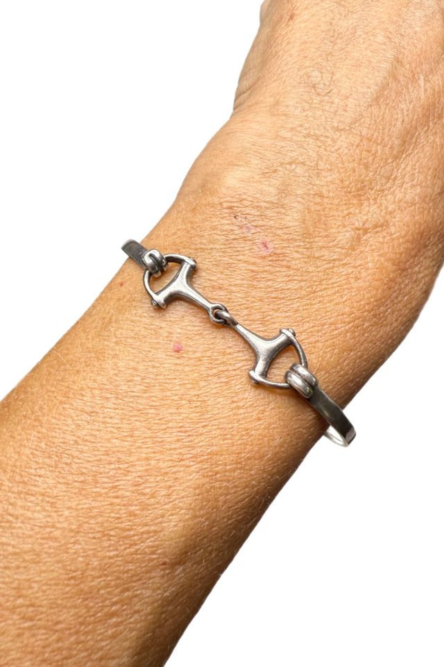 Vintage Sterling Designer Horse Bit Bracelet Selected by Lux Revival #1