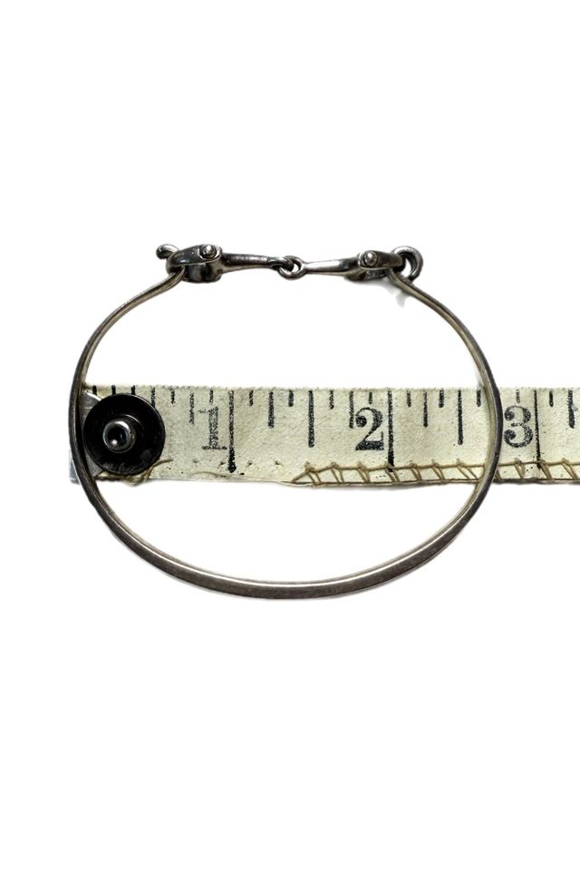 Vintage Sterling Designer Horse Bit Bracelet Selected by Lux Revival #3