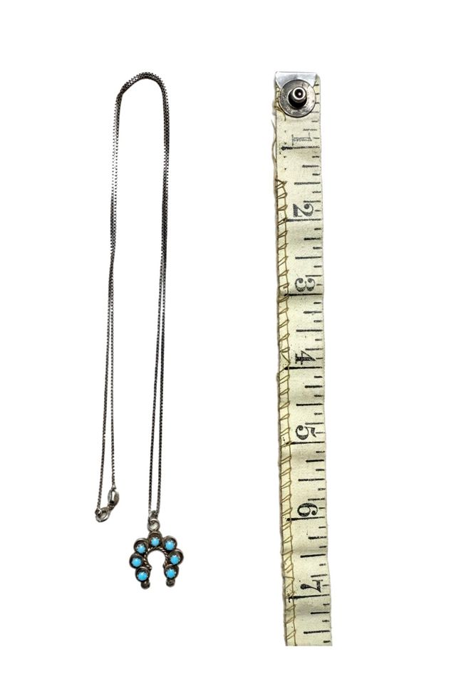 Vintage Sterling Horseshoe Necklace with Gemstones Selected by Lux Revival #3