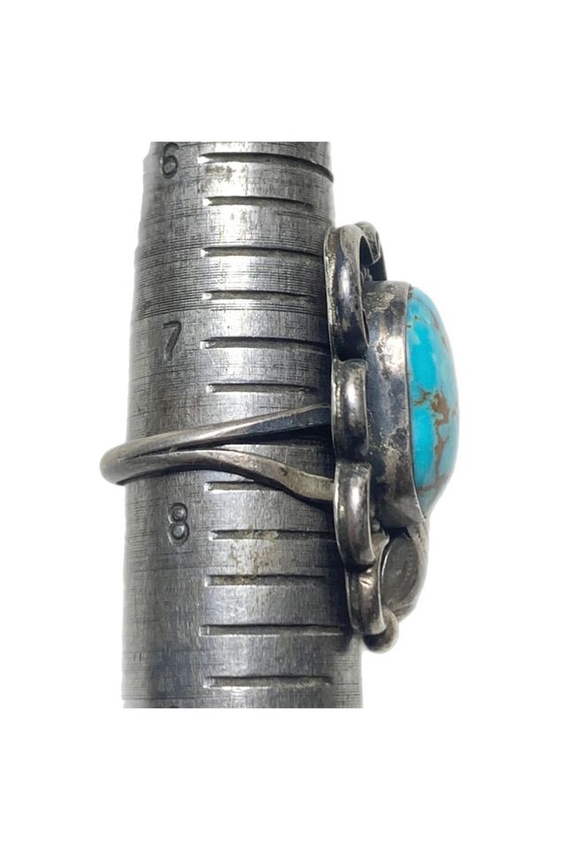 Vintage Sterling Southwestern Ring with Gemstone Selected by Lux Revival #2