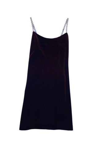 Vintage 1990s Velvet Party Mini Dress Selected by SharpLilTeeth