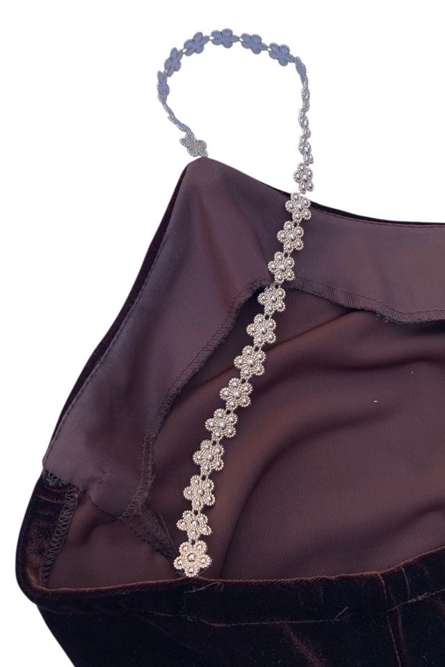 Vintage 1990s Velvet Party Mini Dress Selected by SharpLilTeeth #1