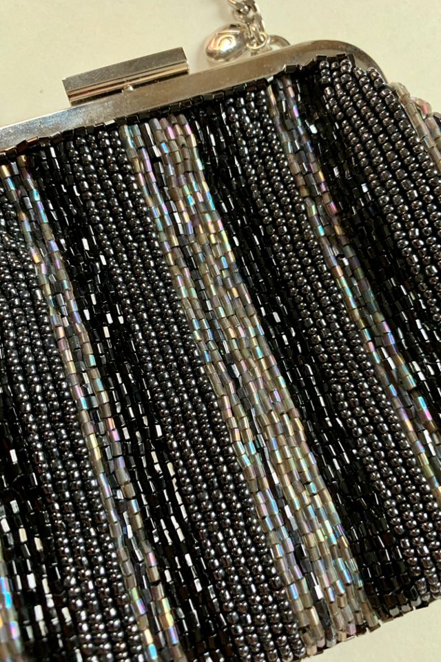 Vintage Beaded Velvet Evening Bag Selected by SharpLilTeeth #1