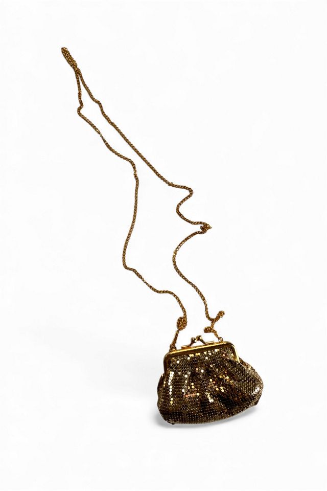 Vintage Gold Mesh Cross Body Mini Evening Bag Selected by SharpLilTeeth #1