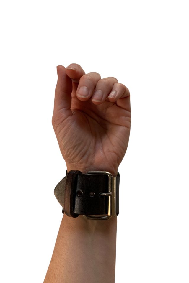 Vintage Tooled Leather Sun Moon Bracelet Selected by SharpLilTeeth #3