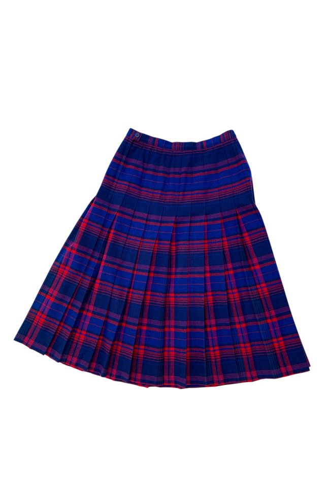 Vintage Pendleton Plaid Pleated Wool Skirt Selected by SharpLilTeeth #2