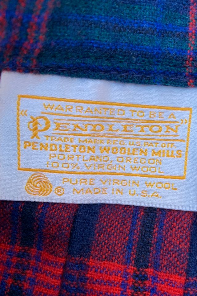 Vintage Pendleton Plaid Pleated Wool Skirt Selected by SharpLilTeeth #3