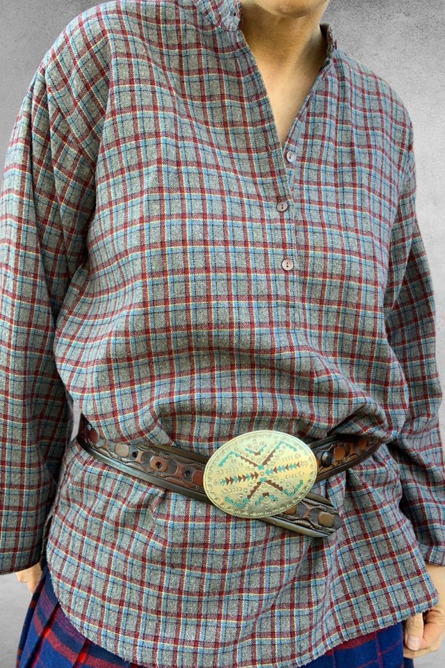 Vintage Southwestern Tooled Leather Belt Selected by SharpLilTeeth #3