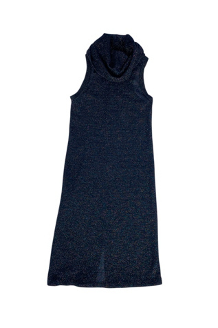 Vintage 1980s Racer Back Metallic Knit Dress Selected by SharpLilTeeth