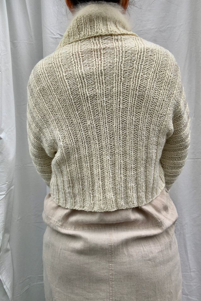 Vintage 1990s Metallic Knit Shrug Sweater Selected by SharpLilTeeth #3