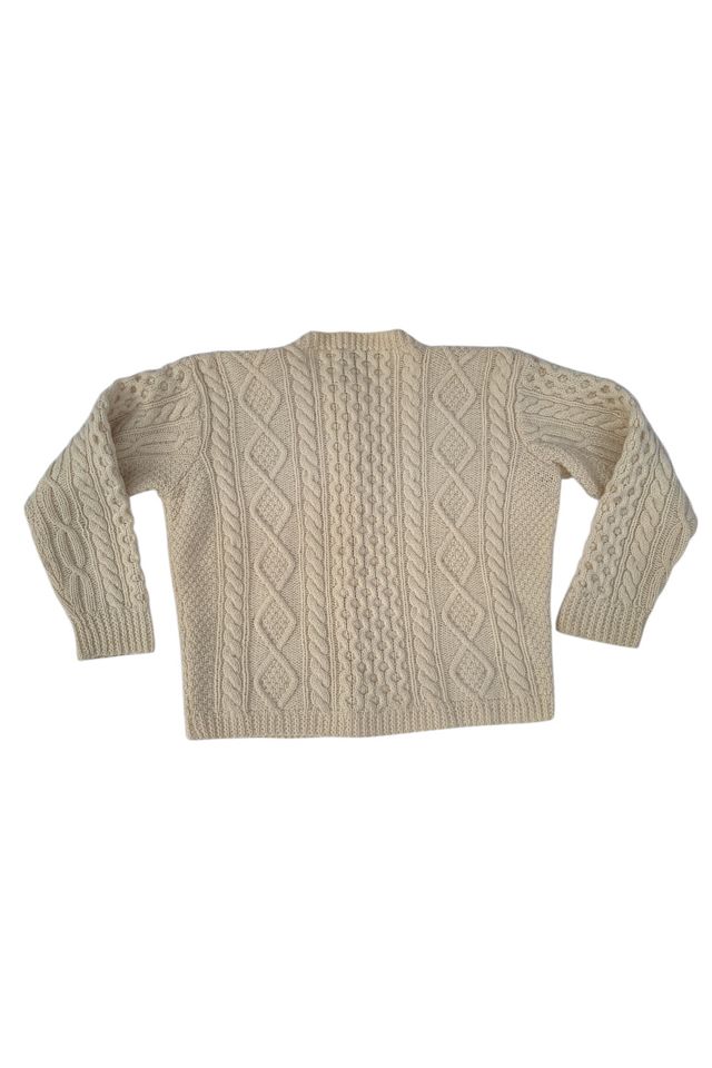 Vintage Fisherman's Hand Knit Wool Cardigan Sweater Selected by SharpLilTeeth #2