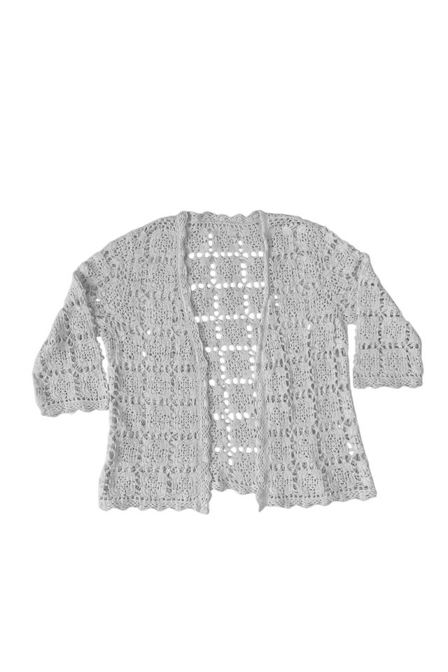 Vintage Crochet Granny Square Sweater Selected by SharpLilTeeth #3