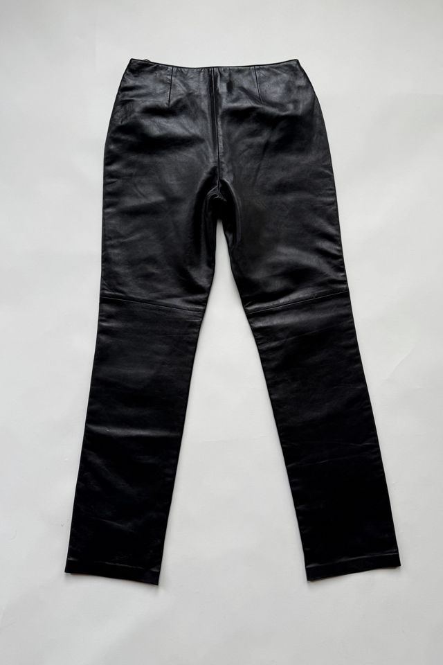 90s Black Leather Pants Selected by Wax Plant #2