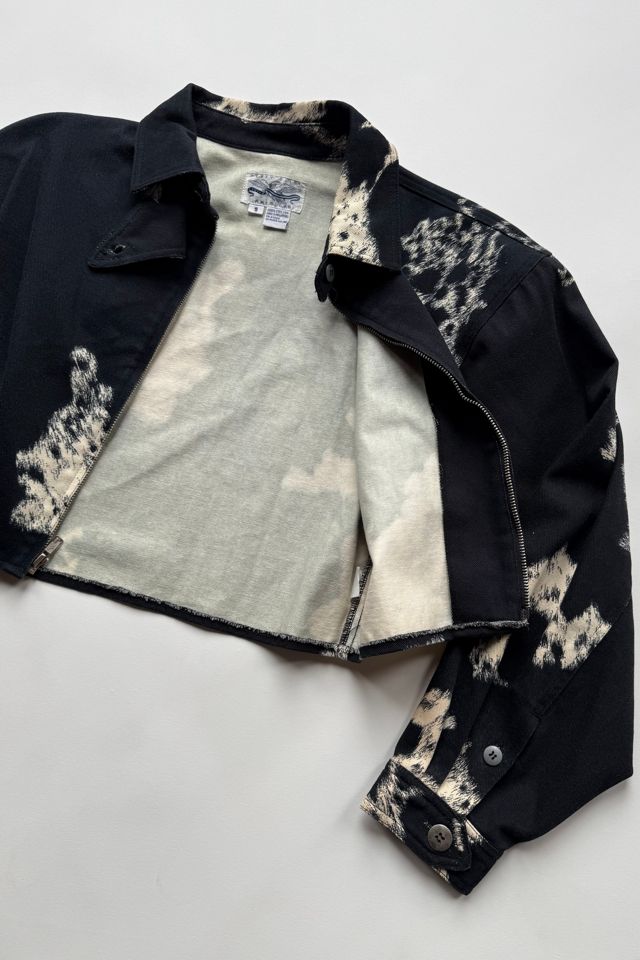 80s Cropped Black and White Jacket Selected by Wax Plant #2