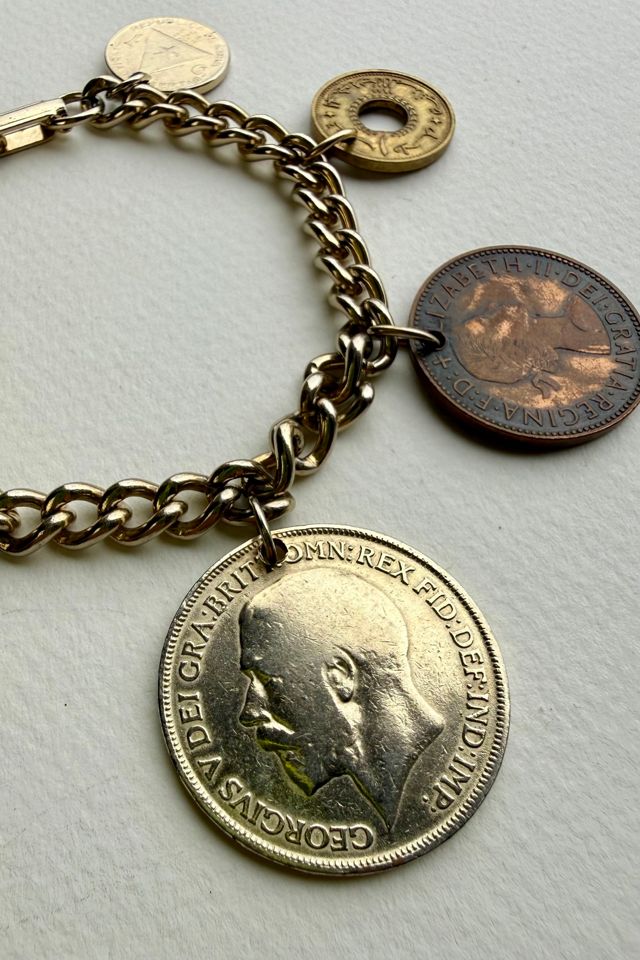 Coin Charm Bracelet Selected by Wax Plant #1