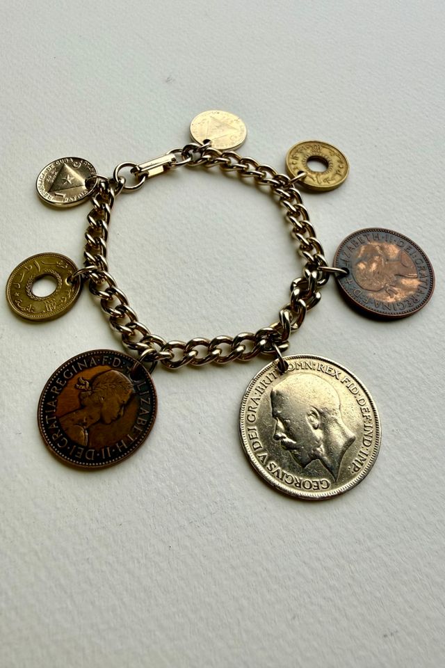 Coin Charm Bracelet Selected by Wax Plant #2
