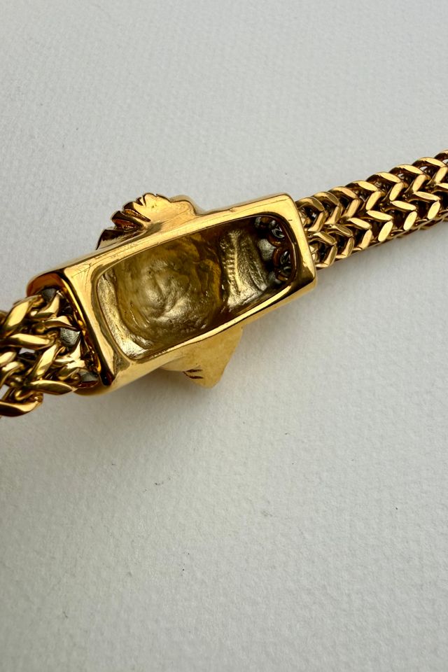 Heavy Gold Lion Bracelet Selected by Wax Plant #3