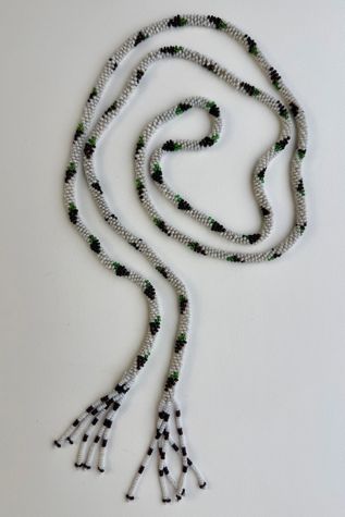 Art Deco Grape Beaded Necklace Selected by Wax Plant