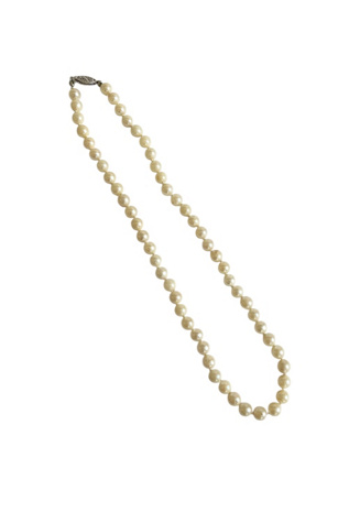 Vintage 6mm Pearls with 14K Clasp Selected by FernMercantile