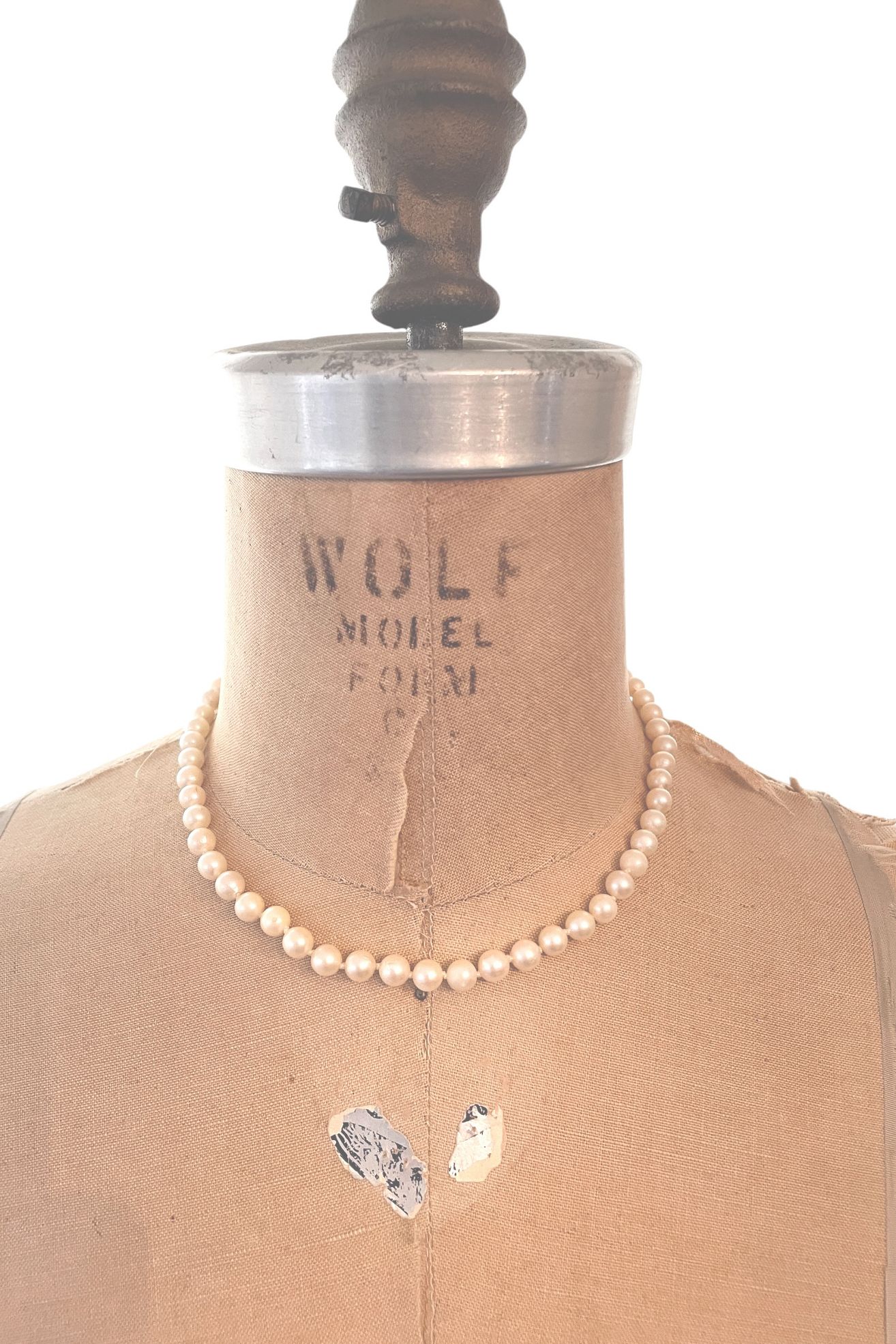 Vintage 6mm Pearls with 14K Clasp Selected by FernMercantile