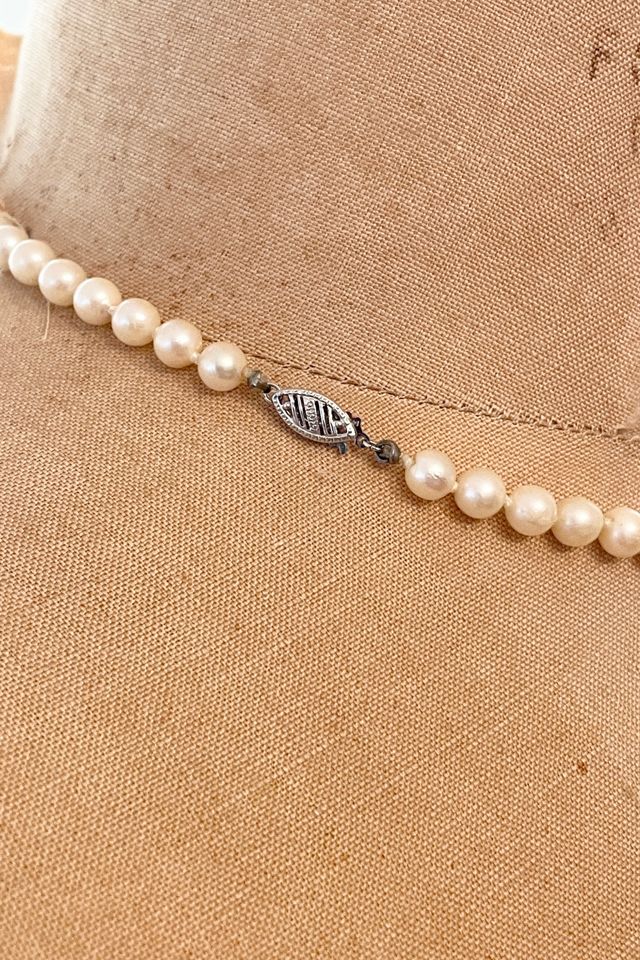 Vintage 6mm Pearls with 14K Clasp Selected by FernMercantile #3