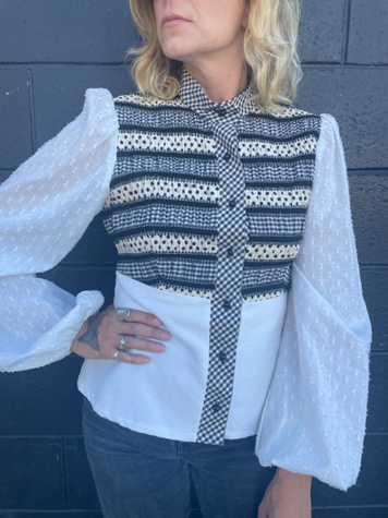 Vintage 1970's Young Edwardian Blouse Selected by FernMercantile