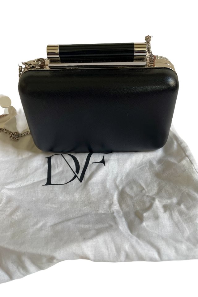 Diane Von Furstenberg Crystal Minaudière Bag Clutch #2