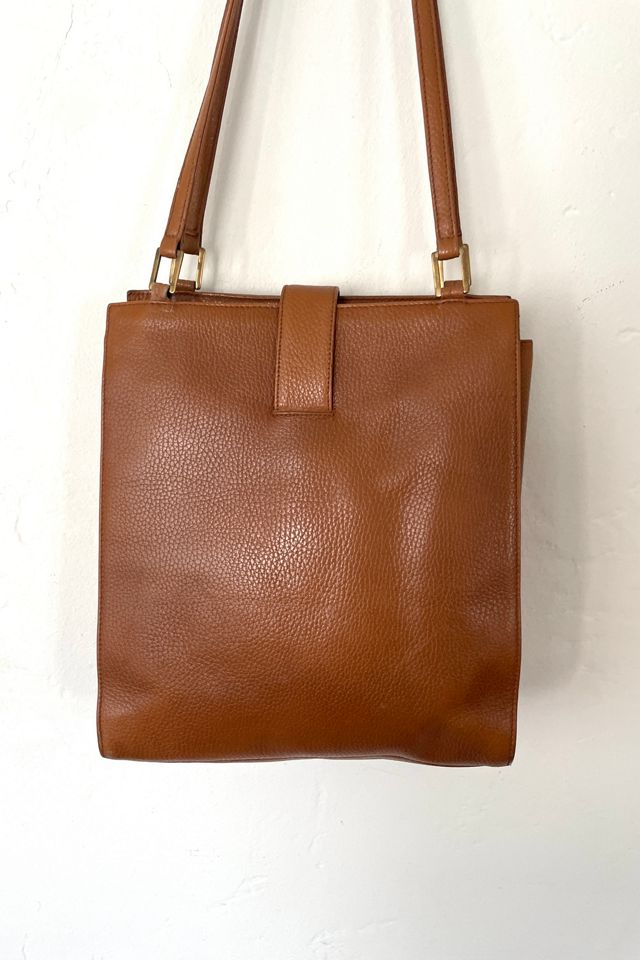 Vintage 1970's Brown Mark Cross Shoulder Bag Selected by FernMercantile #2