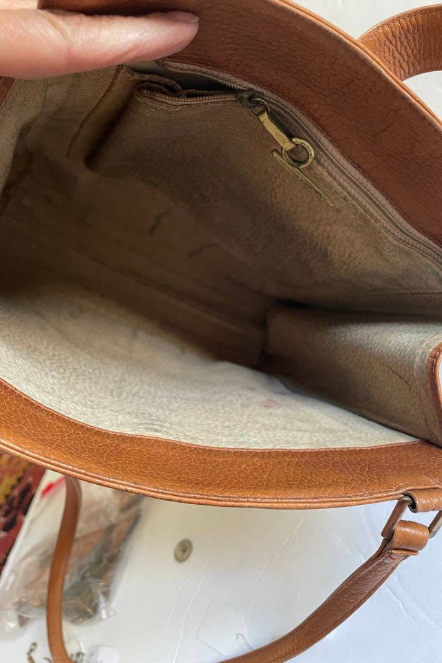 Vintage 1970's Brown Mark Cross Shoulder Bag Selected by FernMercantile #3