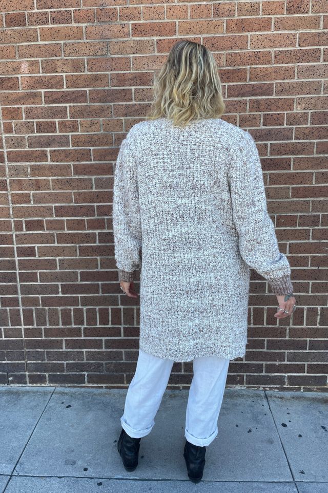 Vintage 1980's Nubby Cardigan Sweater Coat Selected by FernMercantile #2