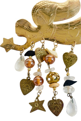 Vintage Angel Pin with Dangles Selected by FernMercantile | Free People