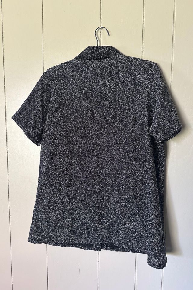 Vintage 1970s Black Sparkle Shirt Selected by Grievous Angle Vintage #3