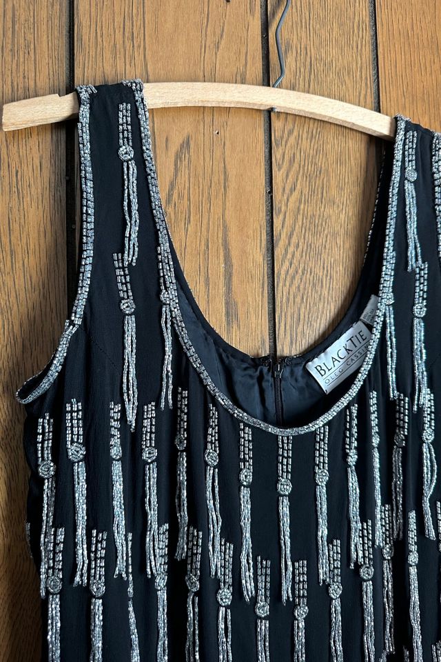 Vintage 1990s Beaded Tassel Tank Selected by Grievous Angel Vintage #3