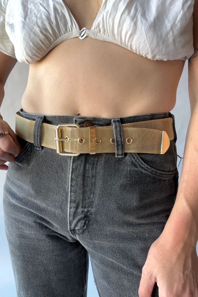 Vintage Gold Chain Mesh Belt Selected by Grievous Angel Vintage #1