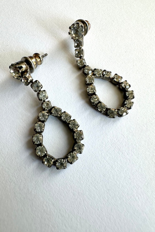 Vintage Rhinestone Stud Earrings Selected by Grievous Angel Vintage