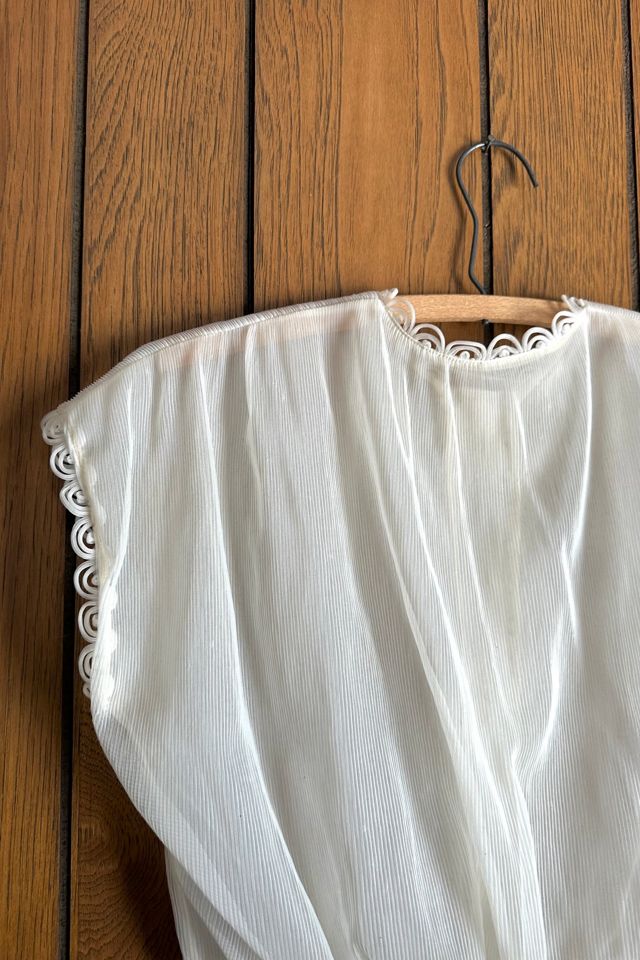 Vintage 1950s Gathered Peplum Blouse Selected by Grievous Angel Vintage #2