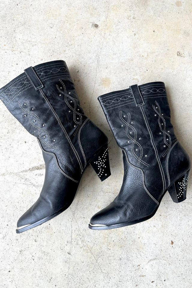 Vintage Rhinestone Cowgirl Boots Selected by Grievous Angel Vintage #1