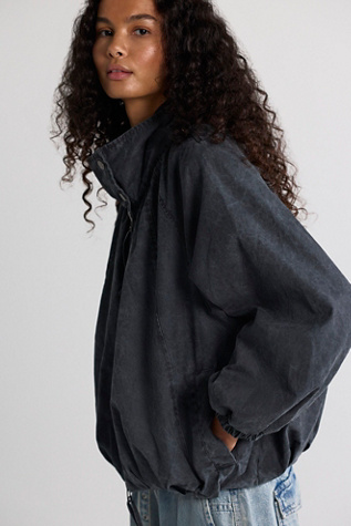 Chelsea Funnel-Neck Oversized Jacket