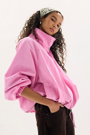 Chelsea Funnel-Neck Jacket at Free People in Sugar Magnolia, Size: XL