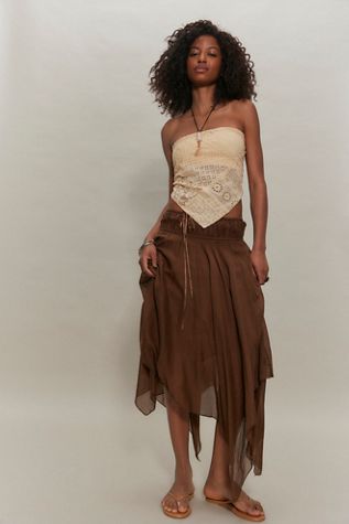 FP One Frida Godet Midi Skirt | Free People