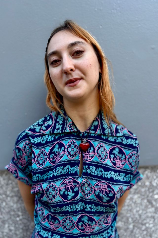 1940’s Cat Print Rayon Day Dress Selected by Nomad Vintage #2