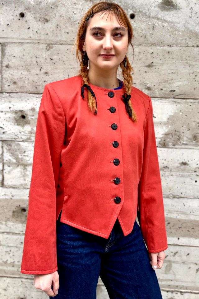 Vintage 1980’s YSL Rive Gauche Pumpkin Jacket Selected by Nomad Vintage #2