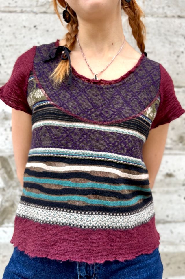 Vintage Striped Knit Top Selected by Nomad Vintage #2