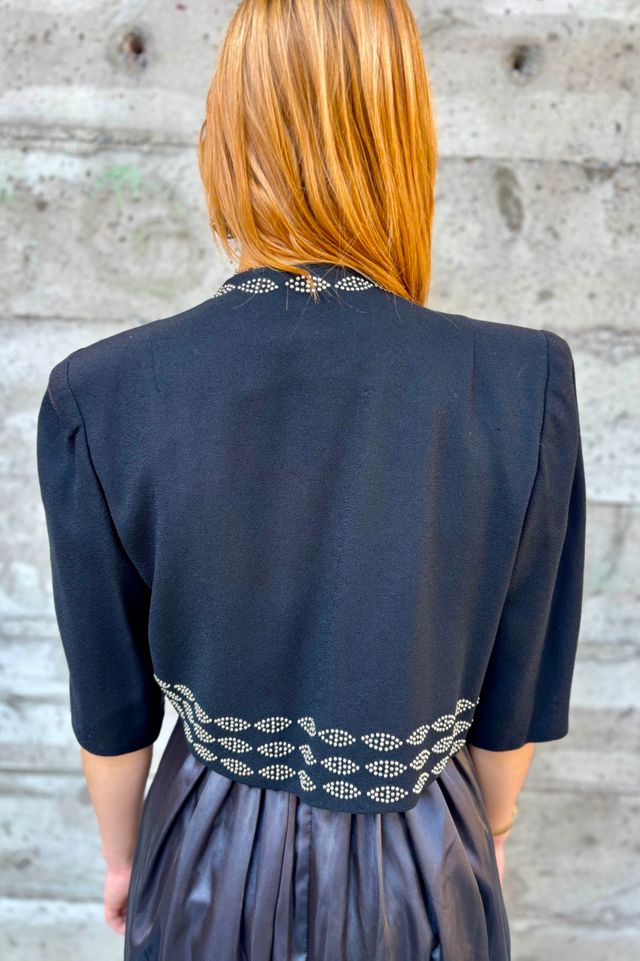1940’s Black Rhinestone Jacket Selected by Nomad Vintage #3